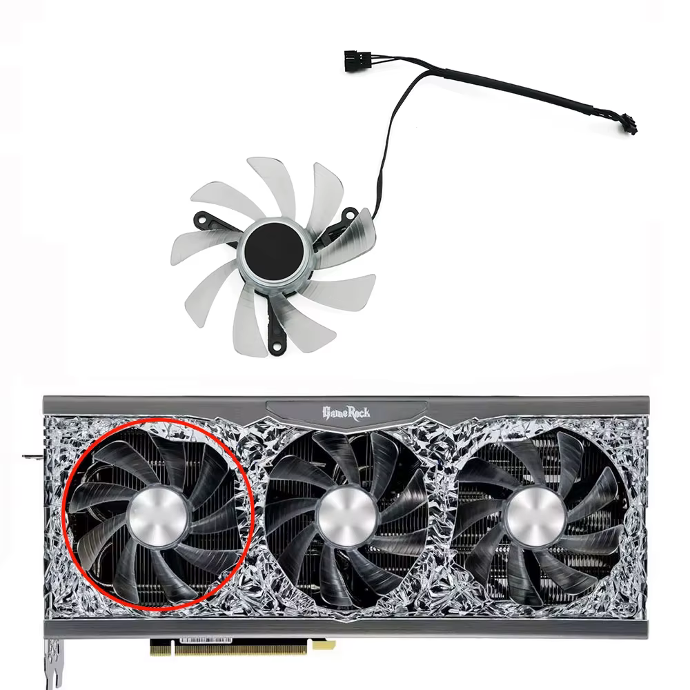 TH9215B2H-PFC01 RTX3080 RTX3090 remplacent le ventilateur de carte vidéo pour Palit RTX 3090 3080 30
