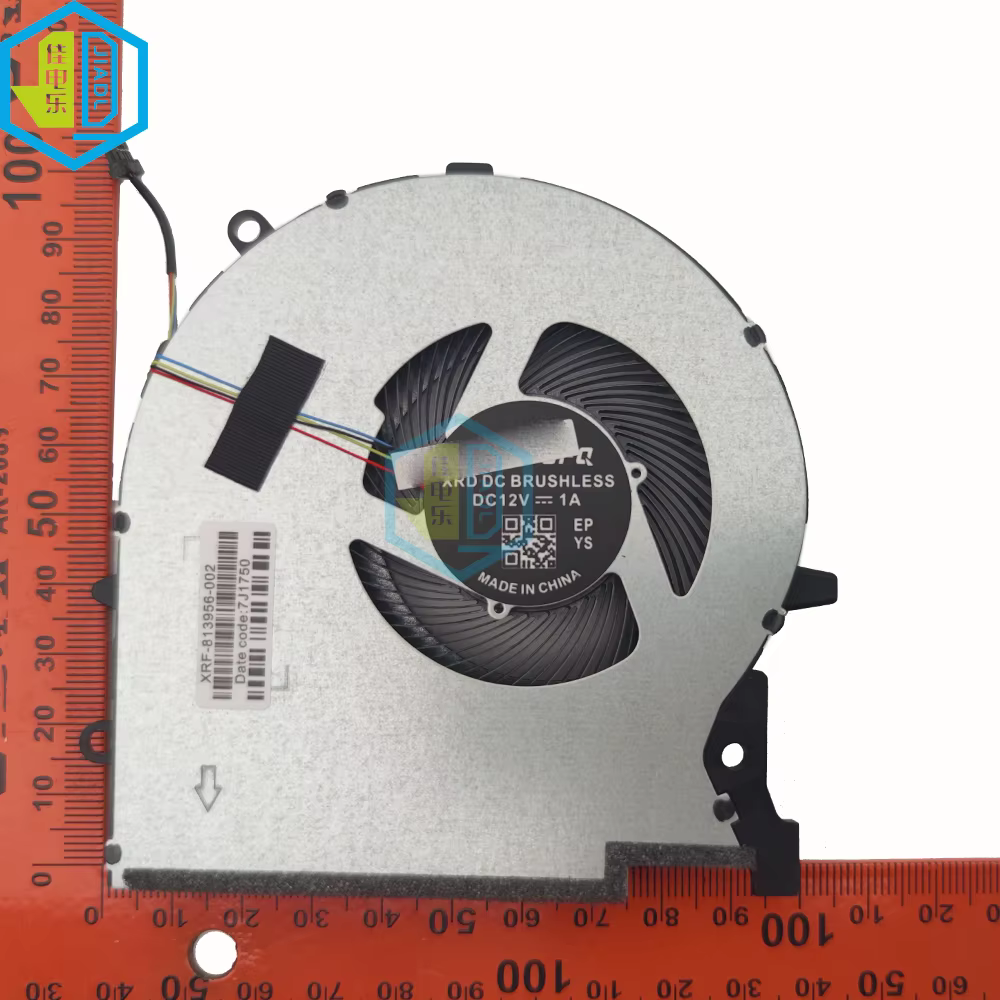 Ventilateur de refroidissement pour ordinateur portable de jeu, 12V, CPU, GPU, pour HP Omen 17-CK Pl