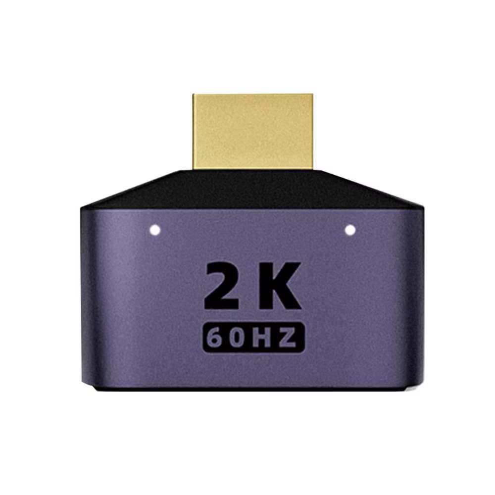 Adaptateur HDMI vers double HDTVA HD 2K, séparateur de sortie double, adaptateur de moniteur 1 à 2 H