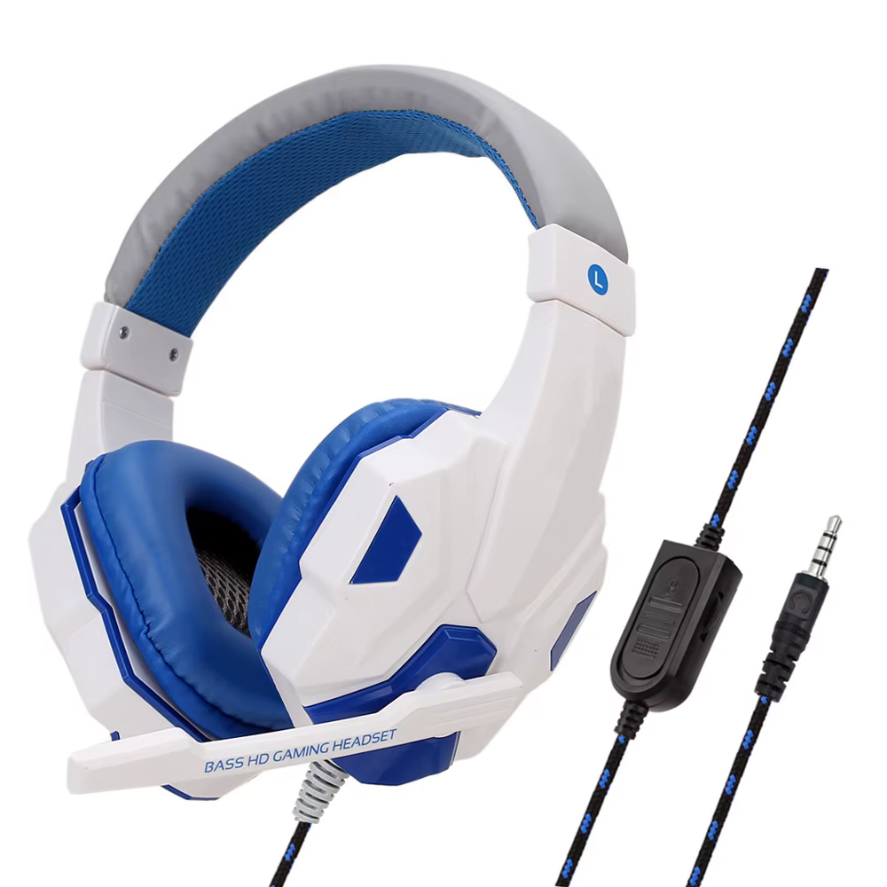 Casque de jeu filaire 3,5 mm avec 120 [unités/téléphones/appareils] °   Microphone HD réglable pour 