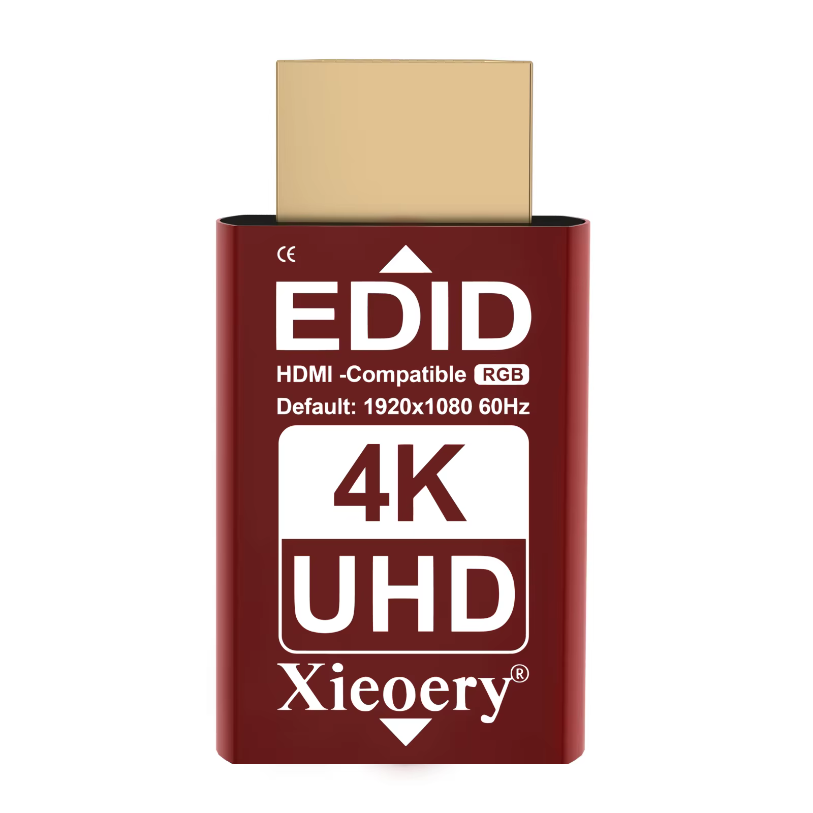 Émulateur EDID HDMI 4K 3840x2160@60Hz pour Bureau à distance/KVM/Serveur sans écran/Configurations G