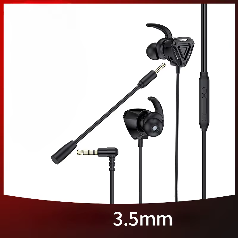 Casque de jeu filaire avec iler, casque de jeu intra-auriculaire, téléphone portable, ordinateur
