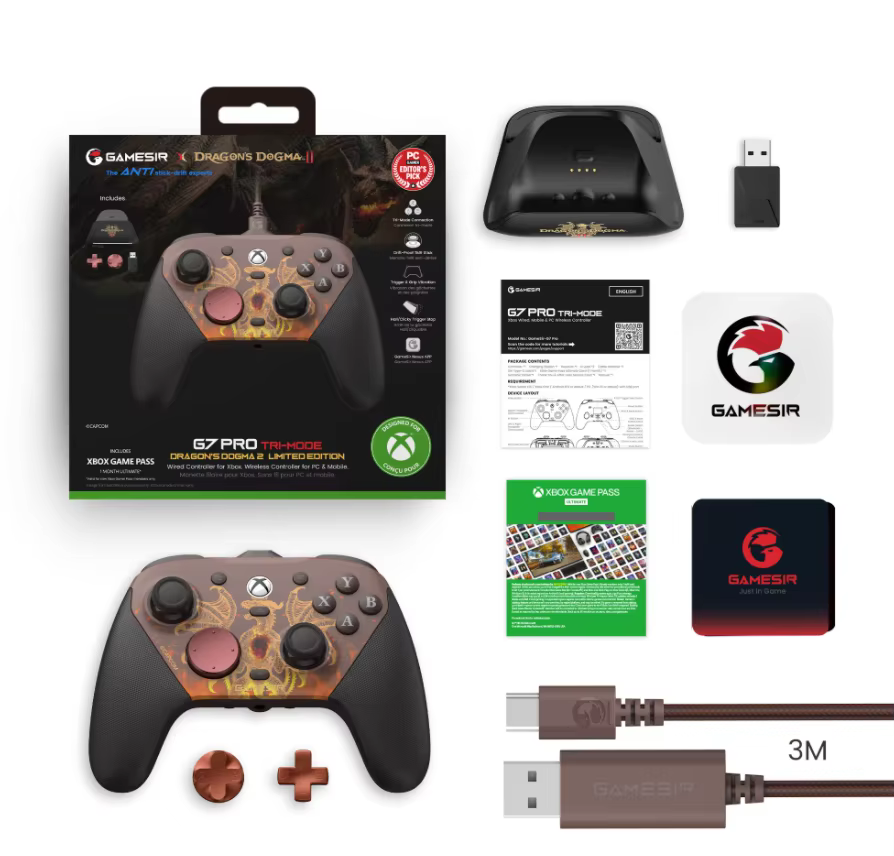 Manette de jeu filaire GameSir G7 Pro pour Xbox Series X | S, Xbox One X | S, Steam, PC, Android