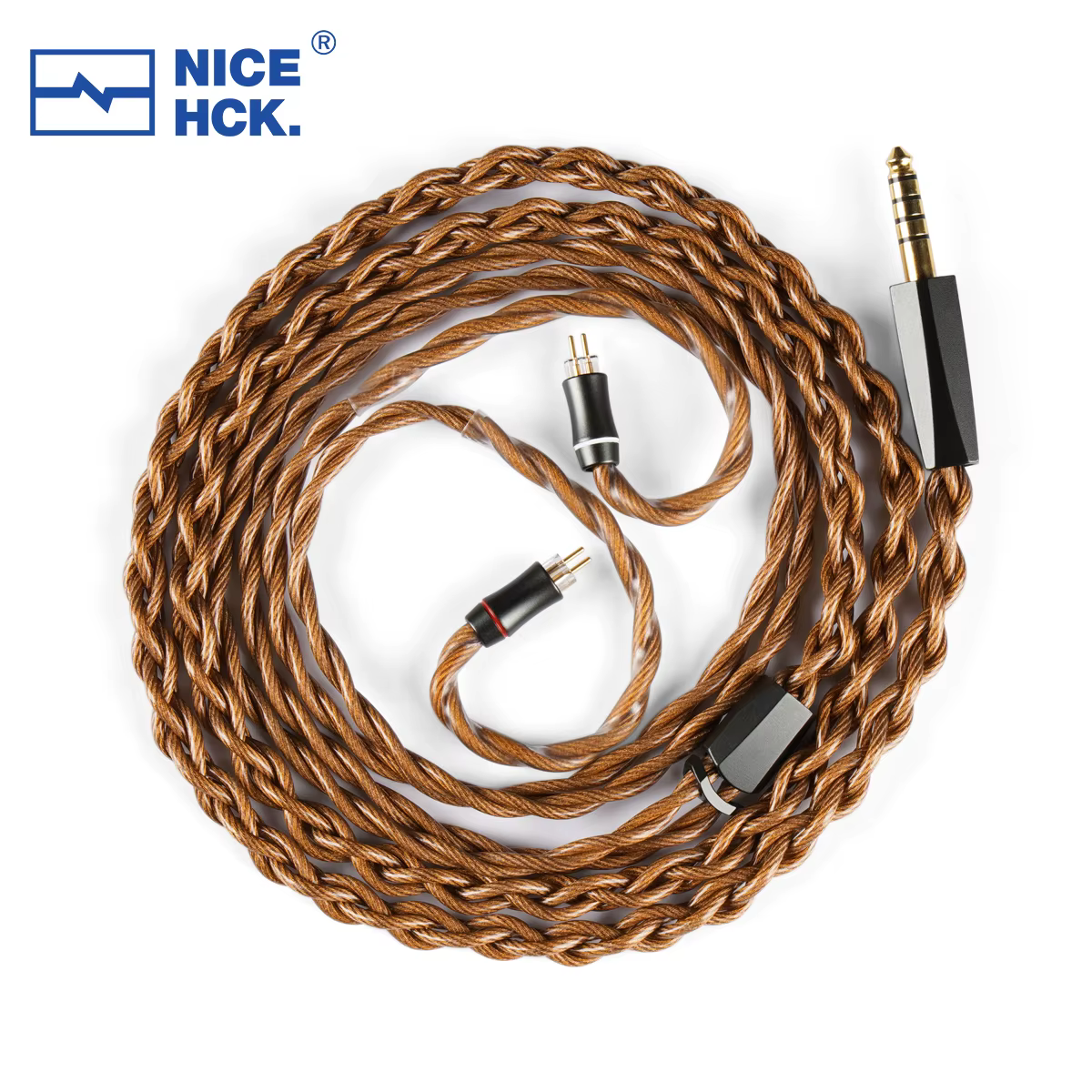 NICEHCK OurLaura 16.6AWG câble pour écouteurs Triple Composite britannique haute conductivité cuivre