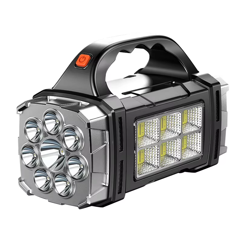 Lampe à main Portable Rechargeable 8/4 LED lampe de poche puissante Camping en plein air lumière de