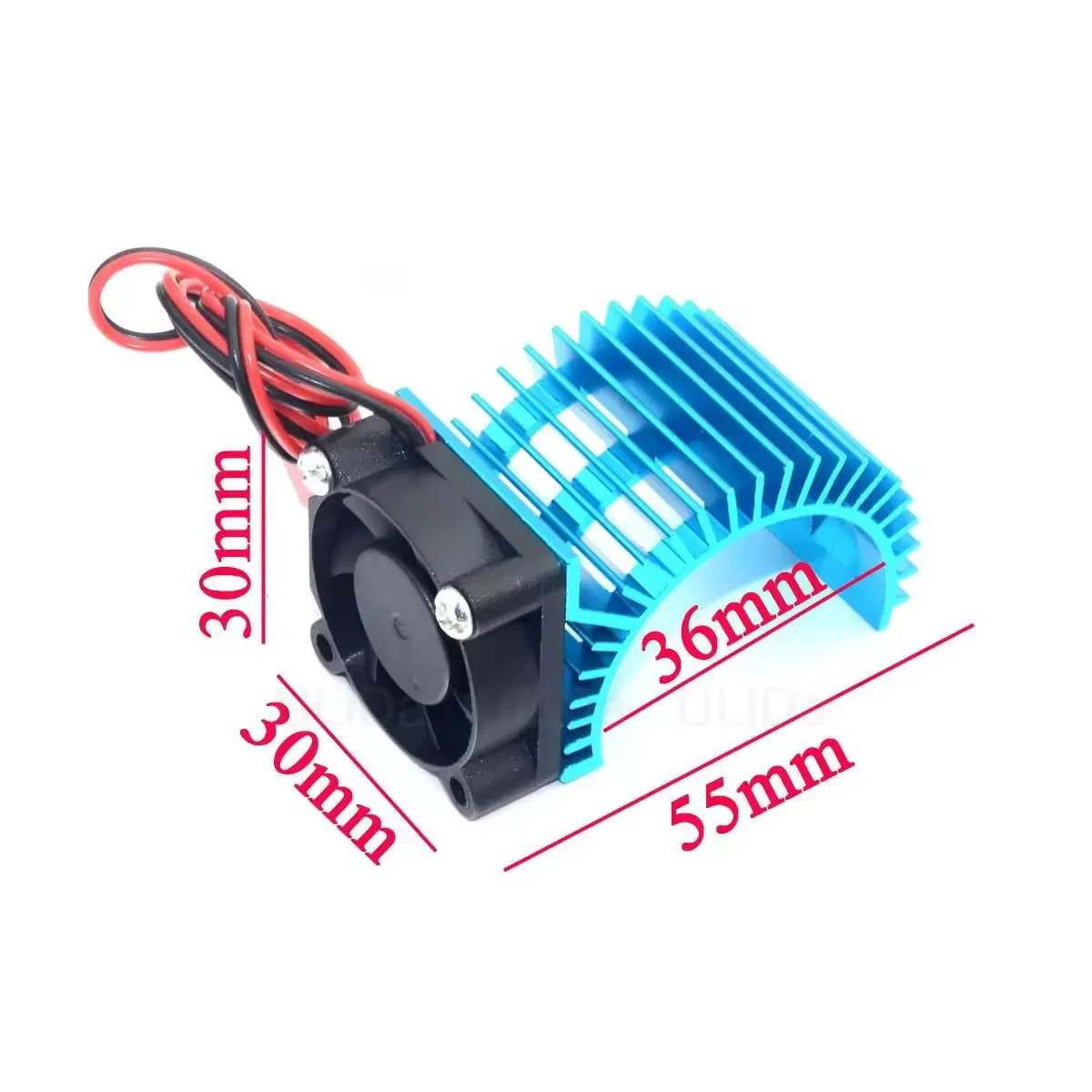 Couvercle de dissipateur thermique moteur + ventilateur de refroidissement pour WLtoys A959-B 144001