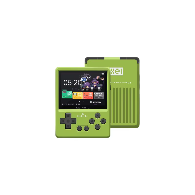 Console de jeu portable rétro GKD Pixel 2, corps entièrement en métal CNC, écran IPS 2,4 pouces 640x