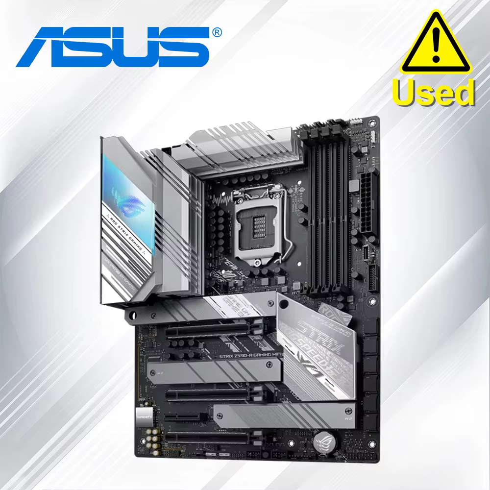 ASUS ROG STRIX Z590-A GAMING WIFI carte mère Socket LGA1200 CPU DDR4 5333 (OC) jeu de puces mémoire 