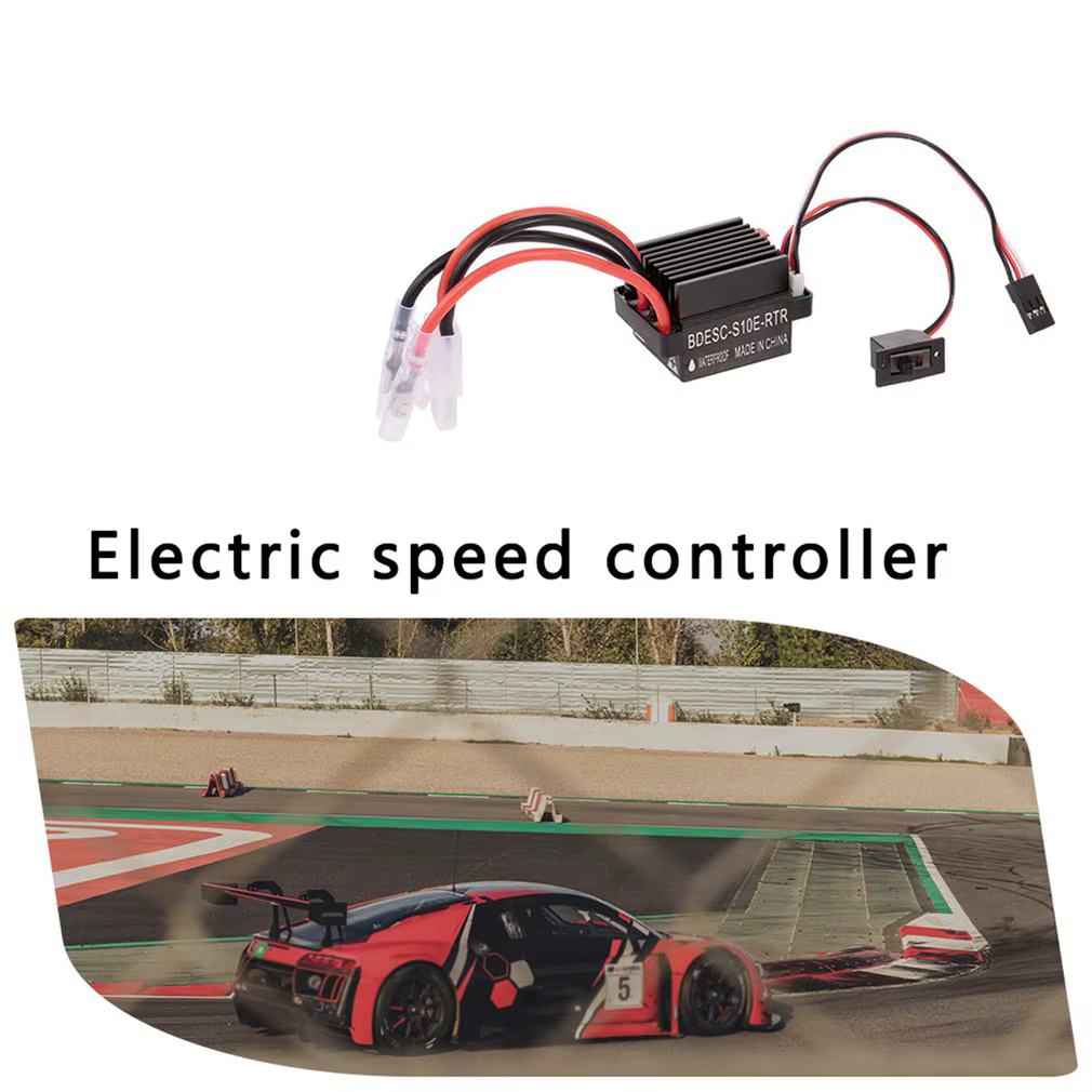 Contrôleur de vitesse électrique ESC brossé étanche 5V/2A BEC 320A 2-3S, adapté à la voiture RC à l'
