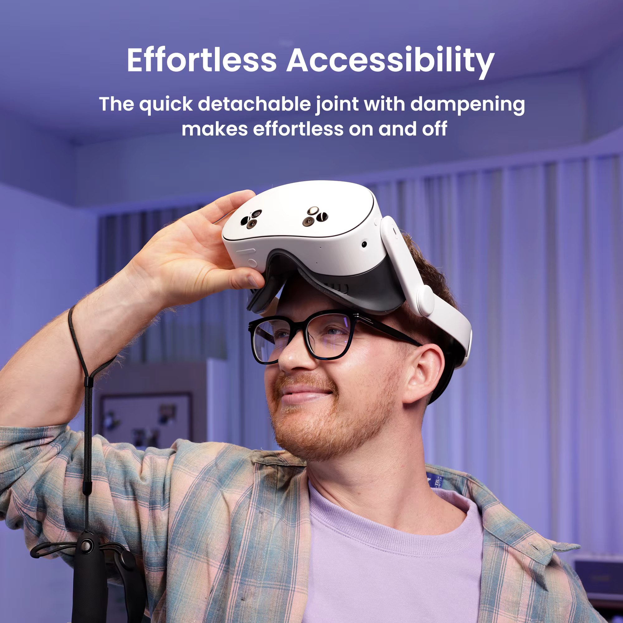 KIWI design K4 sangle de tête confortable Compatible avec Quest 3/Quest 3S Elite Strap VR accessoire
