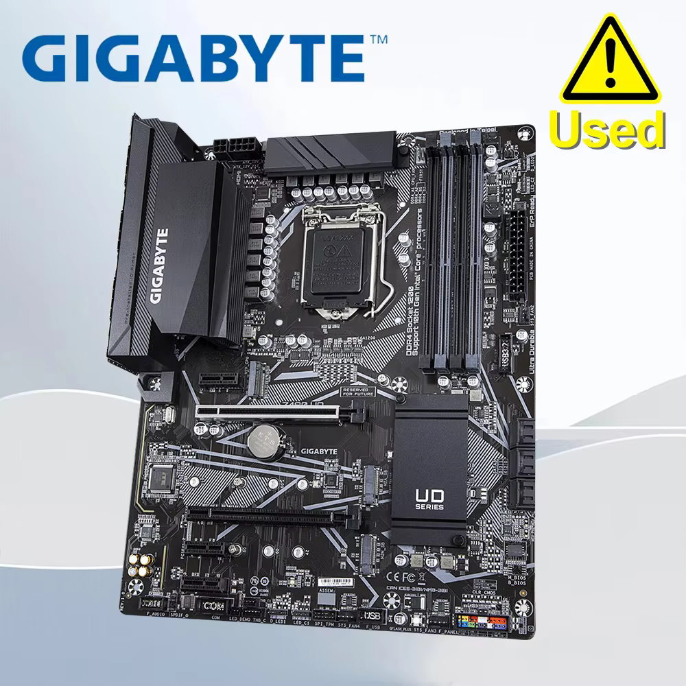 Carte mère GIGABYTE Z490 UD LGA 1200 4×DDR4 128 Go PCI-E 4.0