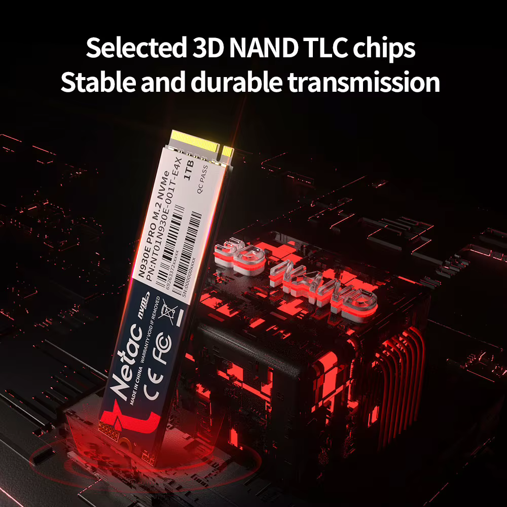 Netac SSD NVMe M2 1 to 128GB 256GB 512GB M.2 SSD NVMe PCIe disque dur disque SSD interne pour ordina