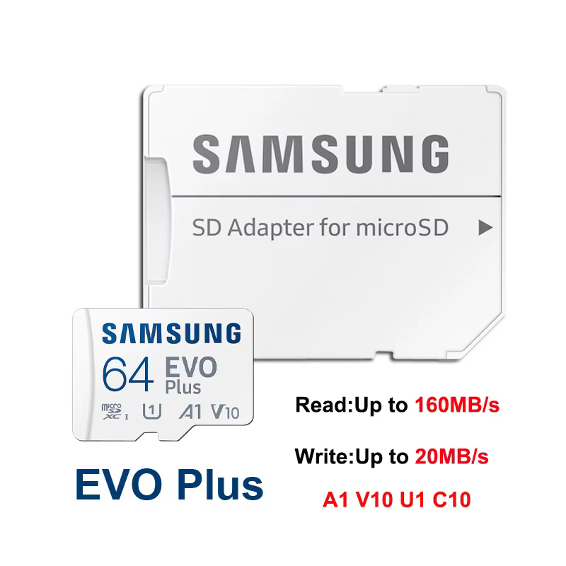 Samsung EVO Plus/PRO Endurance/PRO Plus carte mcroSD 1 to 512G 256 go 128 go 64 go SDXC 32 go SDHC c