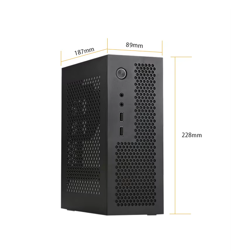 Rgeek A09 Mini ITX boîtier d'ordinateur de bureau HTPC pour carte mère ITX petit boîtier de PC de je