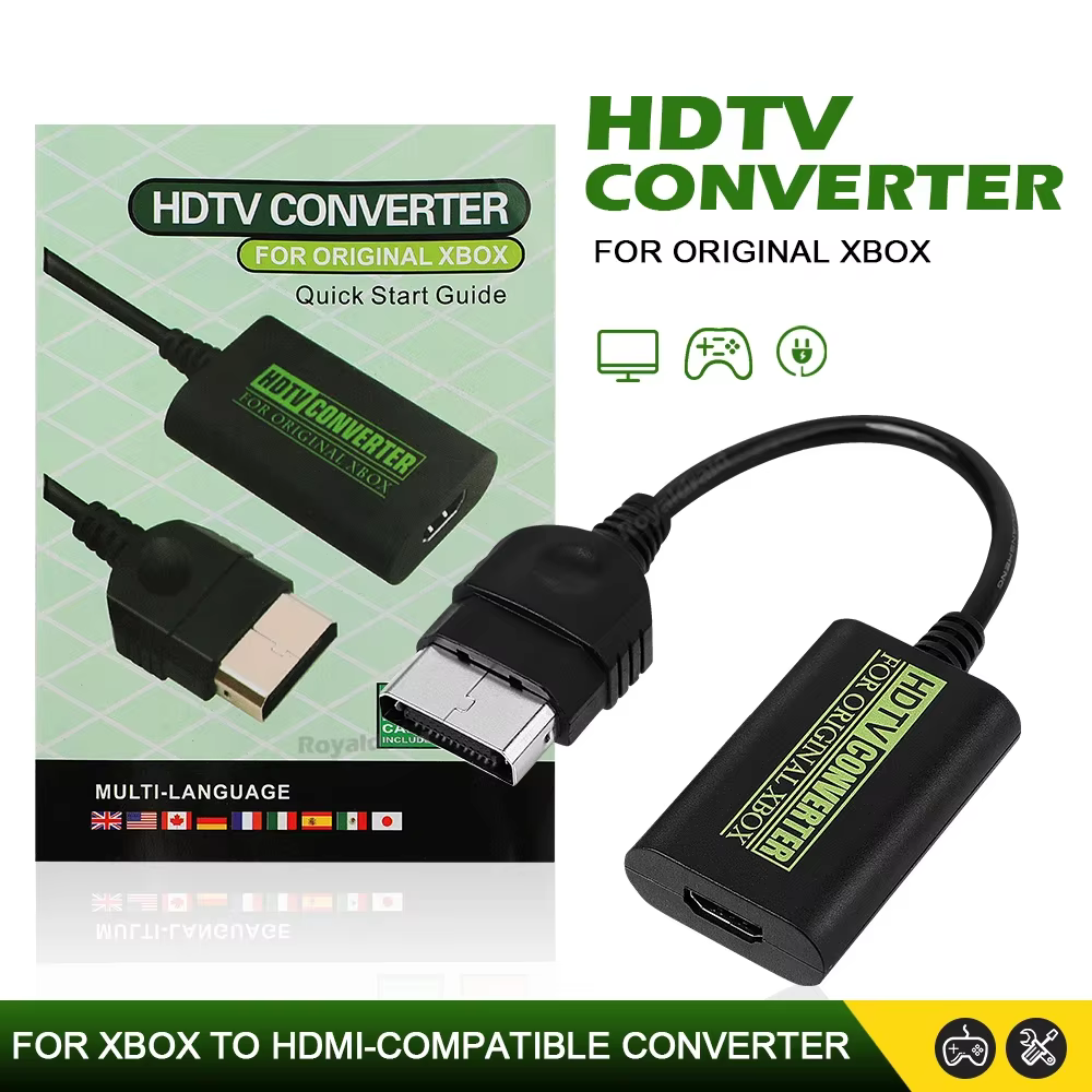 Convertisseur de moniteur TV pour projecteur HDTV, pour Xbox vers HDMI, adaptateur Audio vidéo numér