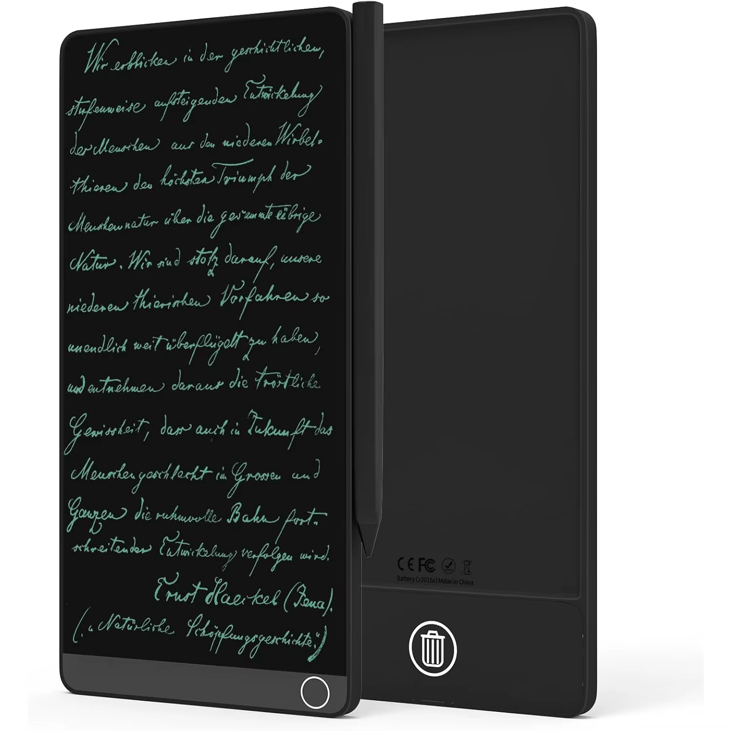 Tablette d'écriture LCD plein écran de 6,5 pouces, bloc-notes numérique portable, conception de poch