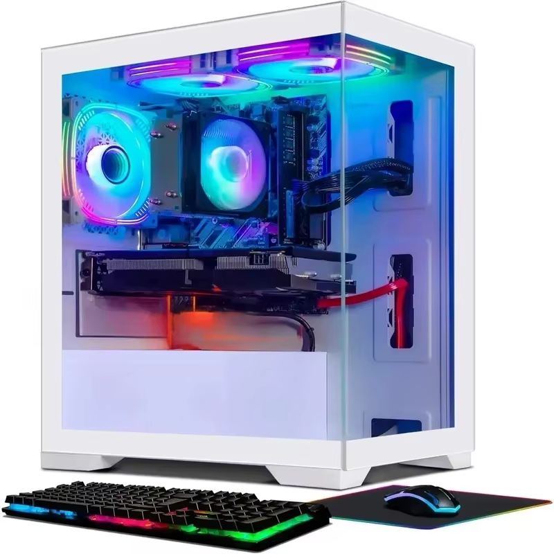 Ordinateur de bureau PC Gamer, AMD Ryzen 4500G 3.6G, GeForce RTX 1060 6G, 16G DDR4, 512G SSD, Wi-Fi 