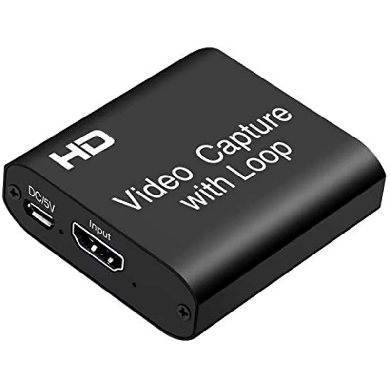Carte d'acquisition vidéo 1080P, enregistreur vidéo 4K HD vers USB 2.0 avec sortie en boucle pour PC
