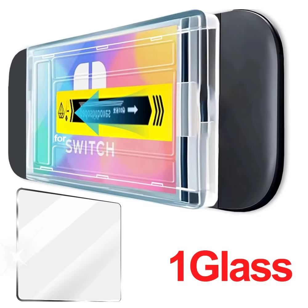 Protecteur d'écran pour interrupteur/interrupteur OLED/interrupteur 2, Films trempés anti-rayures av