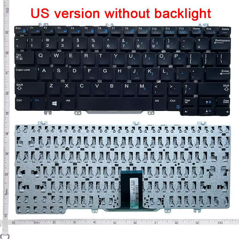 Clavier d'ordinateur portable BR pour DELL E5280 E7280 E7380 E7220 Latitude 5290 7290 7380 7389 7390