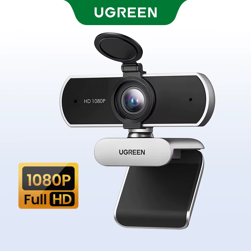UGREEN 4K FHD 1080P Webcam 8MP pour PC, mise au point automatique PDAF, double microphones antibruit