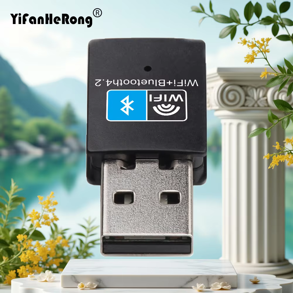 Carte réseau sans fil Wifi 2 en 1, USB, compatible Wifi et Bluetooth, adaptateur sans fil 150M 802.1