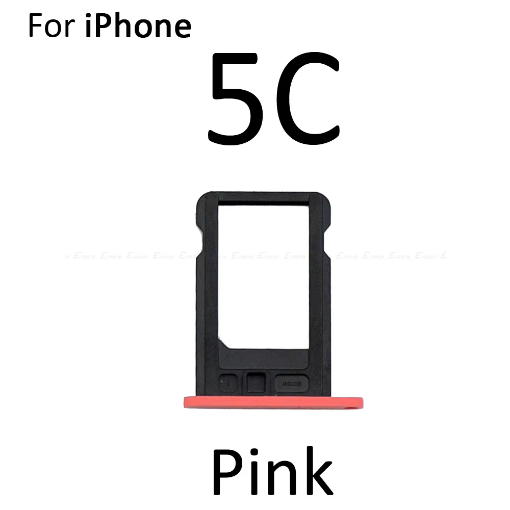 Adaptateur de fente pour carte SIM, pièces de rechange pour iPhone 4, 4S, 5, 5S, SE, 5C