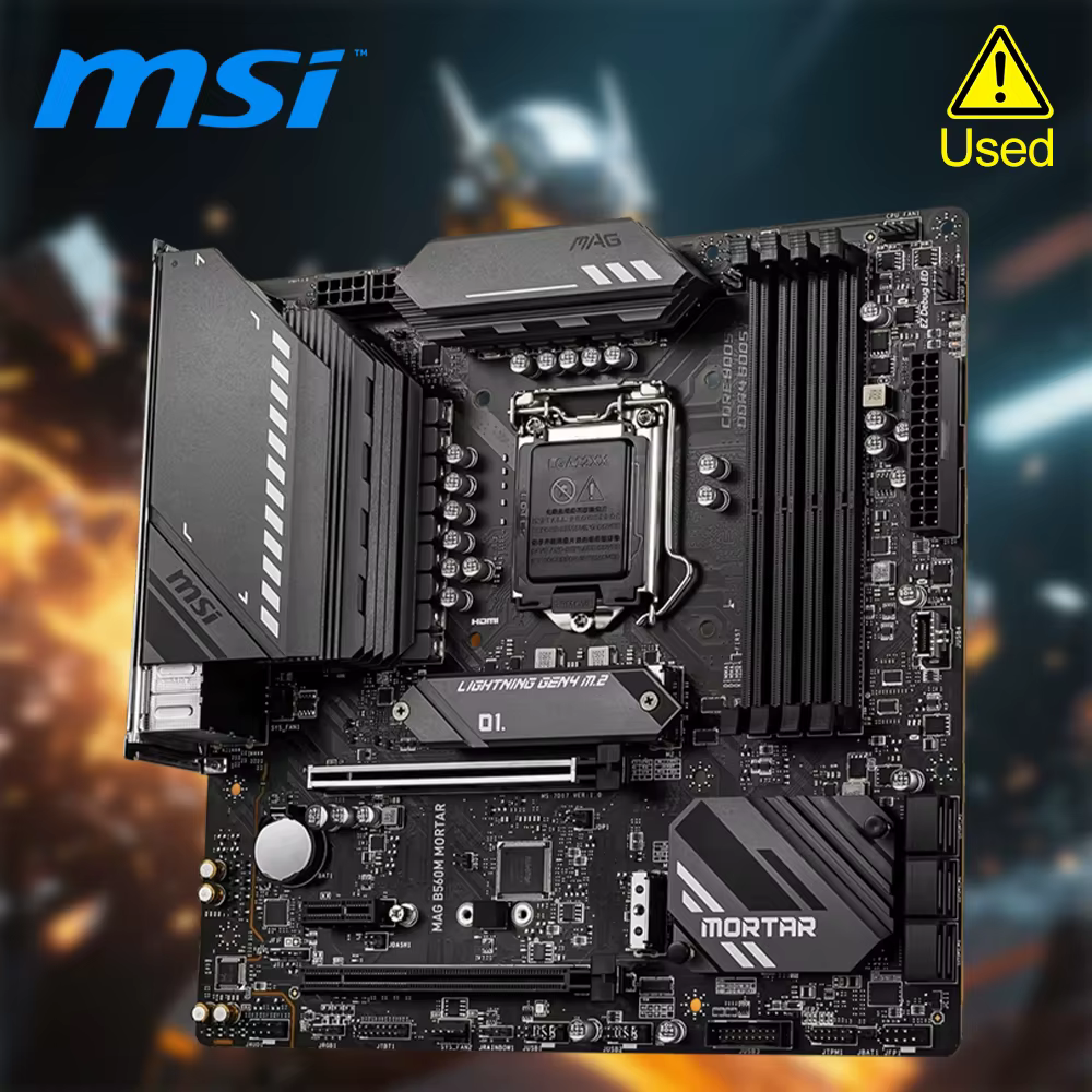 MSI MAG B560M Mortar LGA 1200 11e/10e génération Intel Core Gaming M-ATXMotherboard