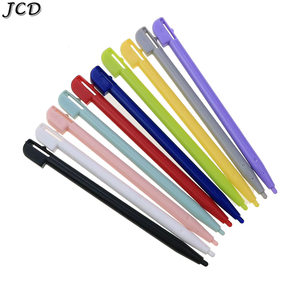 JCD-Stylet pour DS Lite, stylo à écran tactile vidéo en plastique, accessoires de jeu NDSL, 10 coule