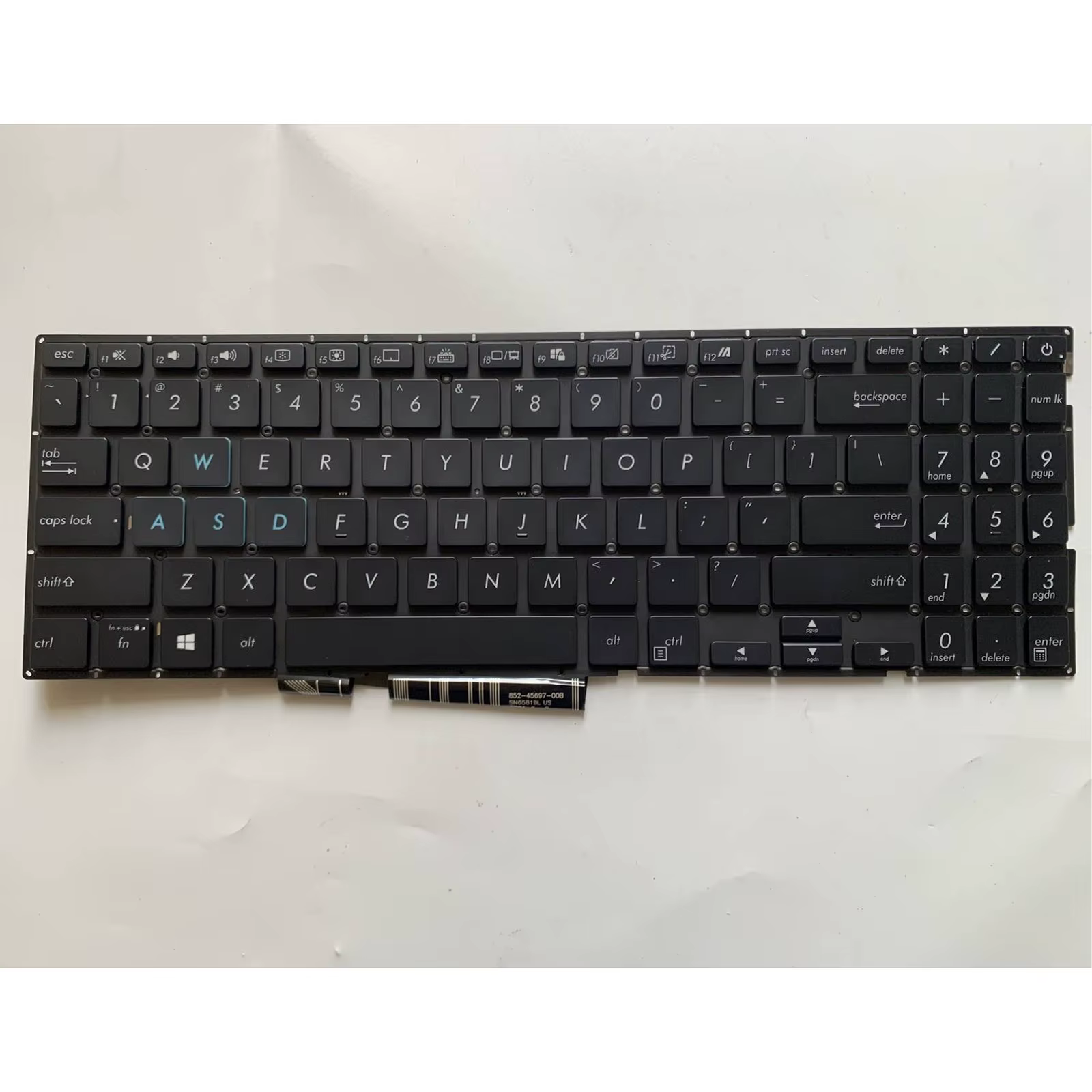 Clavier américain pour ordinateur portable ASUS Mars15 X571G X571GT X571U