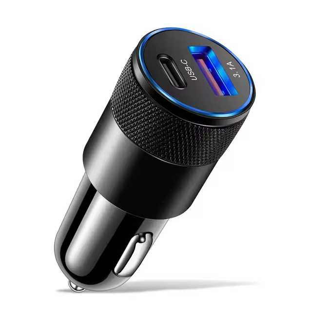 66W USB chargeur de voiture Type C adaptateur de téléphone de charge rapide pour Xiaomi Huawei PD ch