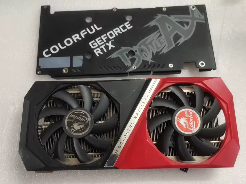 Le refroidisseur de radiateur pour carte graphique Colorful RTX3060ti RTX3060 DUO