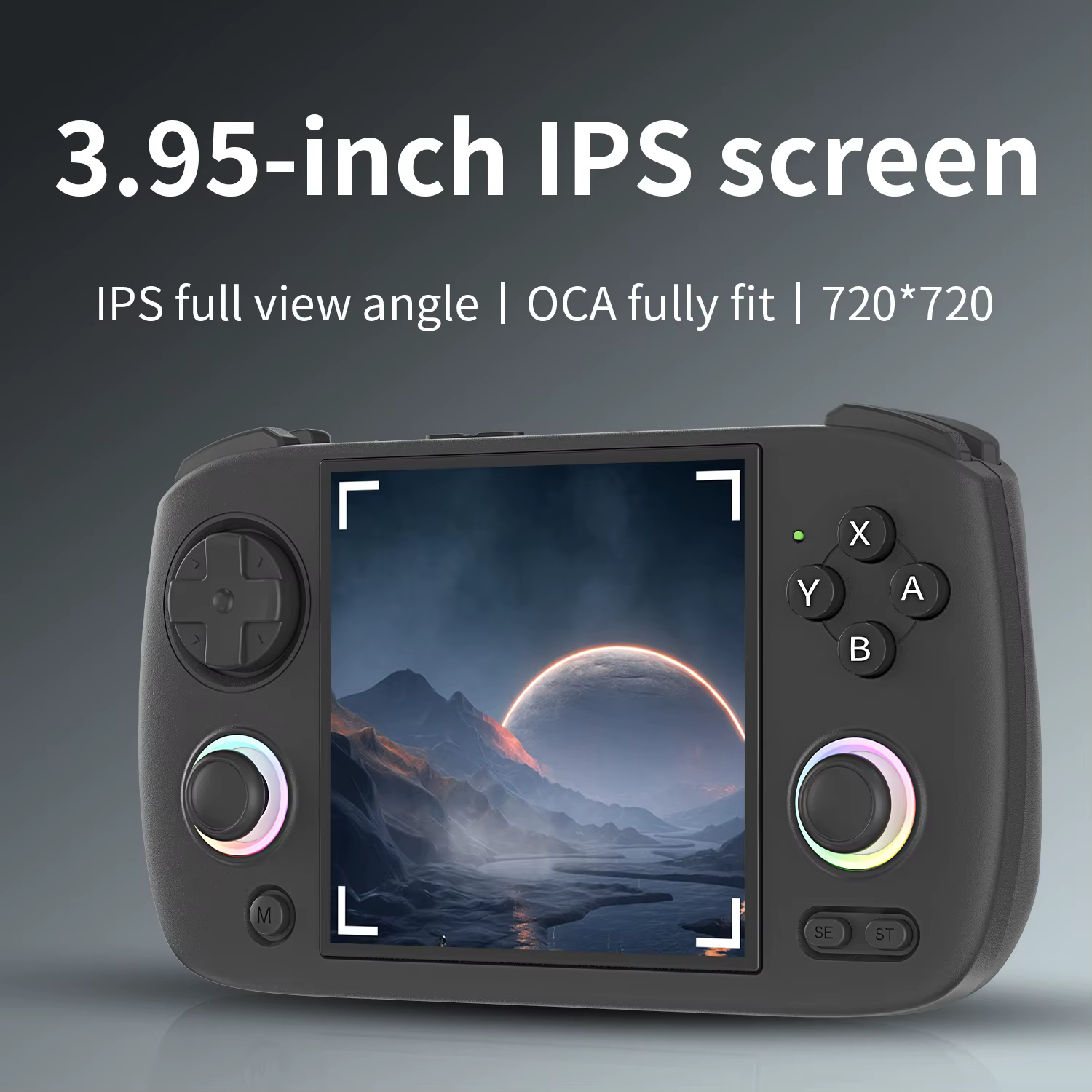ANBERNIC RG CubeXX Console de jeu portable 3.95 "IPS HD écran Linux WIFI Bluetooth 256G PSP RG Cube