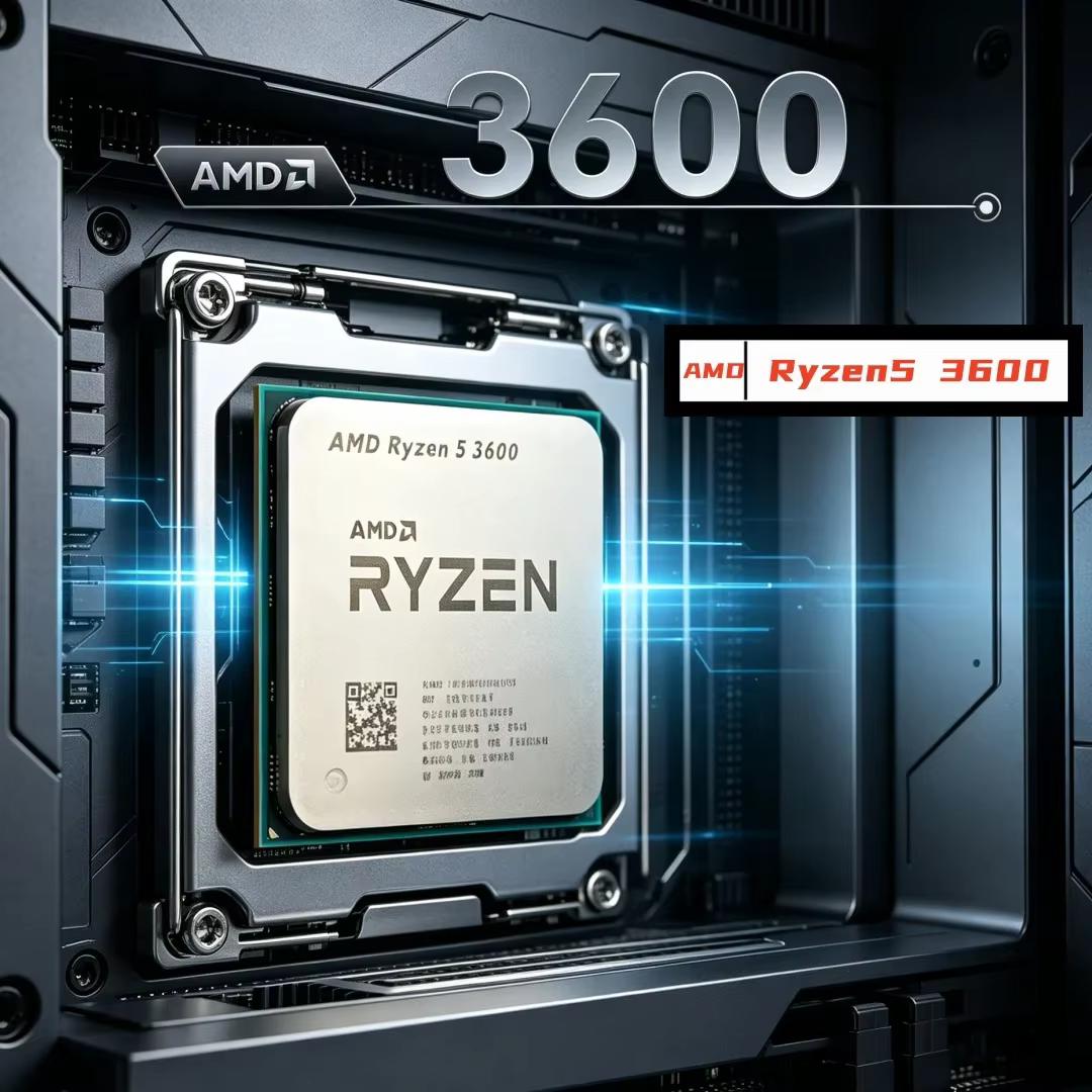 Processeur de jeu AMD R5 3600 débloqué, 6 cœurs, 12 threads, 4,4 GHz, socket AM4, Ryzen 5 3600, stab