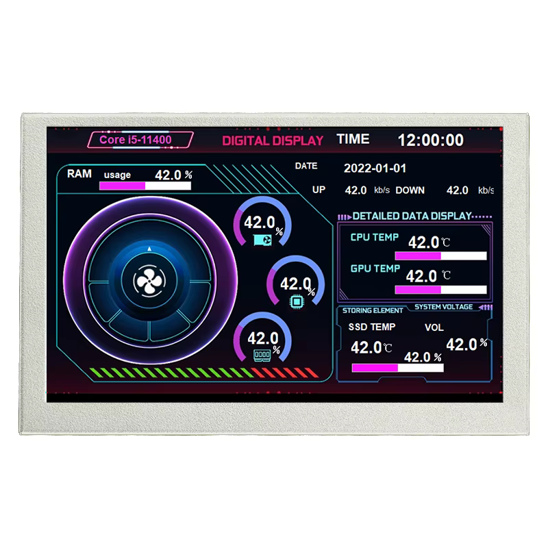 Écran secondaire IPS type-c de 5 pouces, moniteur LCD pour ordinateur, affichage dynamique USB, sous