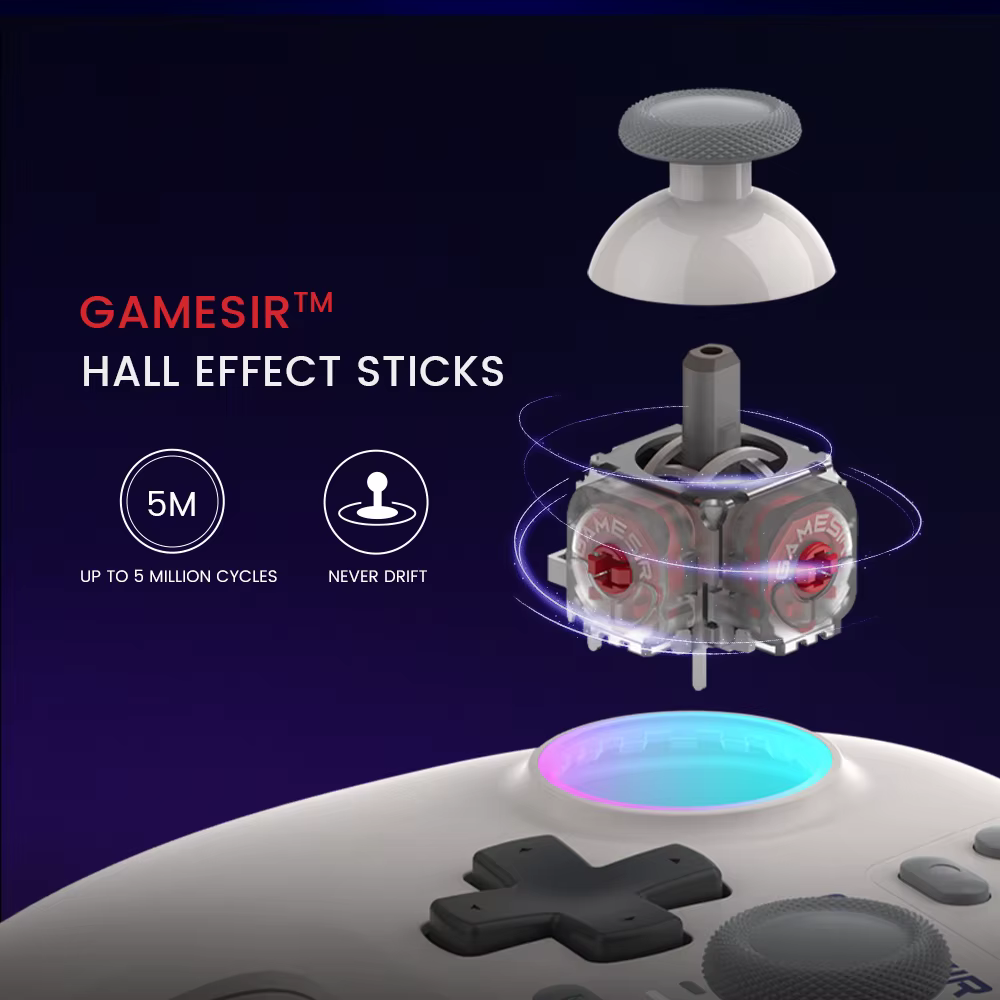 GameSir Nova contrôleur de commutateur sans fil manette Bluetooth avec effet Hall pour Nintendo Swit