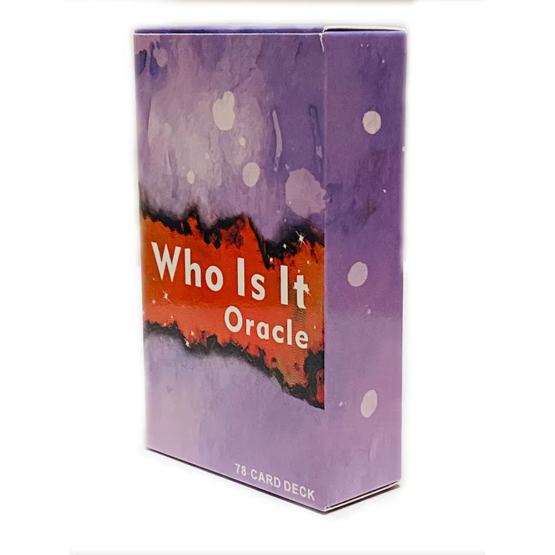 Qui est-ce cartes Oracle 78 cartes jeu de Divination édition Vision anglaise jeu de société Tarot po