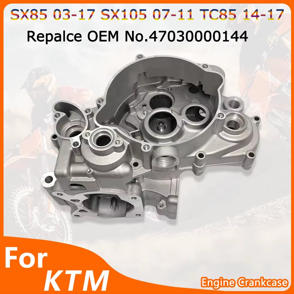 Carter moteur de moto pour KTM SX85 03-17 SX105 07-11, gauche, droit, central, HUSQVARNA TC85, usiné