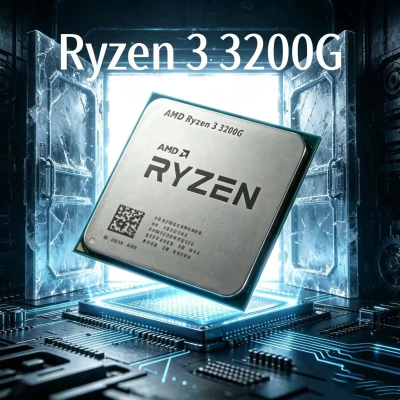 Processeur AMD Gaming Rutilant Ryzen 3 3200G R3 3200G 3.6GHz Quad-Core 4-Threads 65W AM4 avec graphi