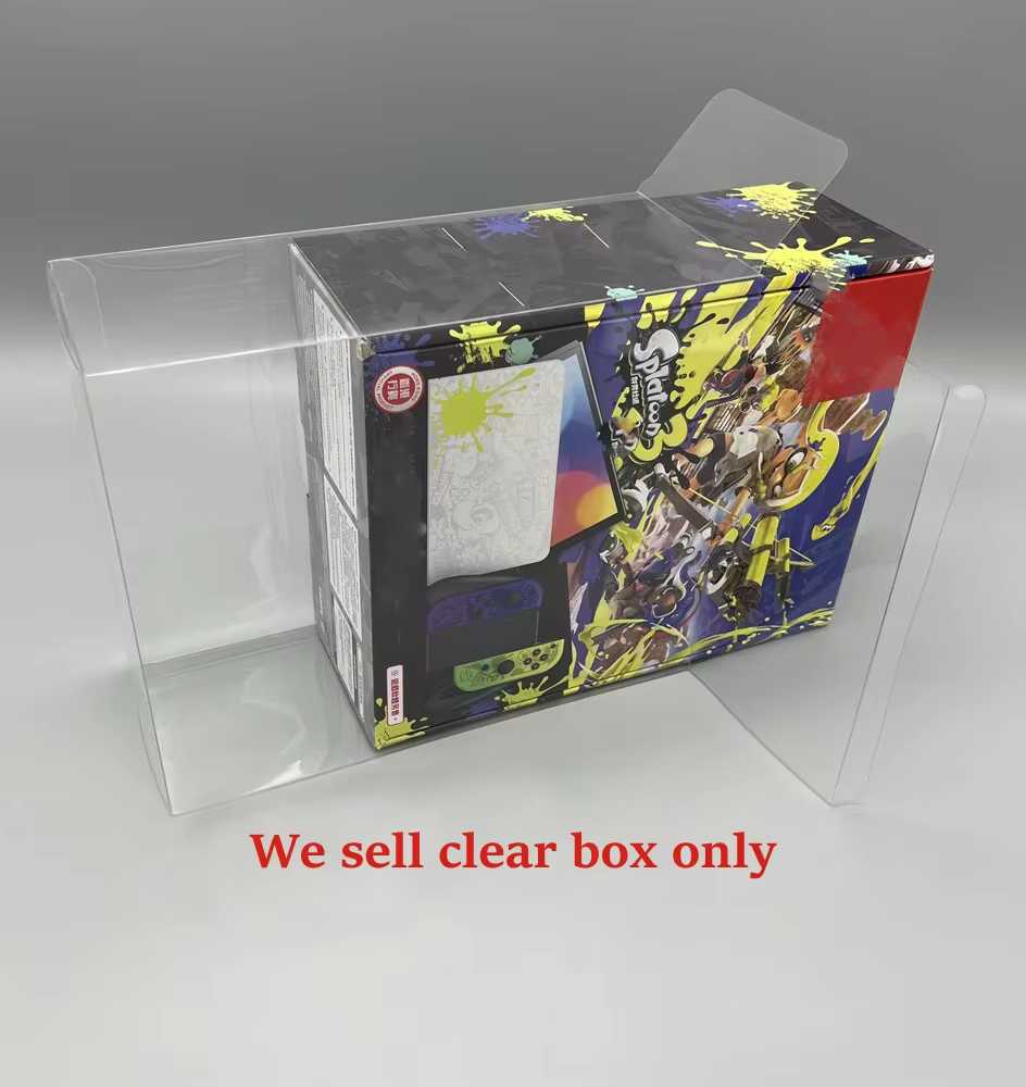 Boîte transparente pour SWITCH NS OLED pour Splatoon3, housse de protection, boîte d'affichage en pl