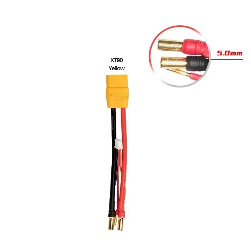 Fil de chargement de batterie au lithium Lipo 2S 4MM/5MM 7.4v 7.6v tête d'équilibre T/ XT60/EC5/XT90
