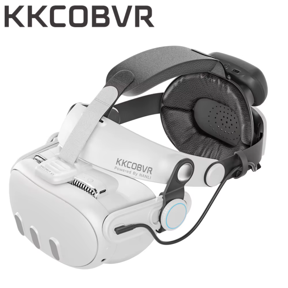 KKCOBVR Q3Pro Halo Elite 10000mAh sangle de tête de batterie avec visage réglable + ventilateur de r