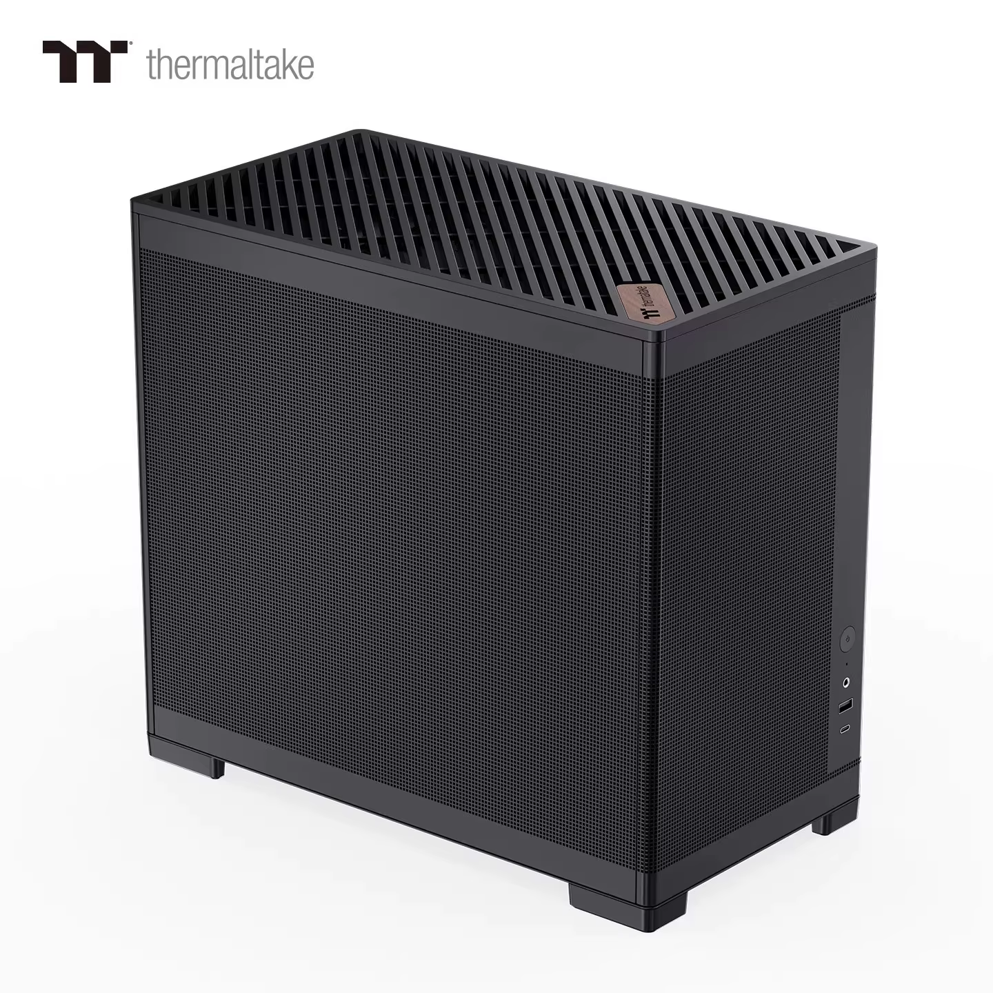 Boîtier de PC Mini M-ATX ITX, châssis compact pour ordinateur de bureau, prend en charge l'alimentat