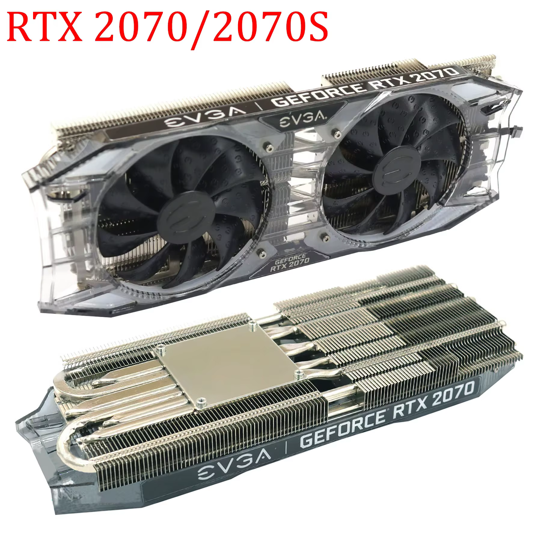 Dissipateur thermique GPU 87mm PLA09220S12H pour carte graphique EVGA RTX 2070 2070S 2080 2080S 2080