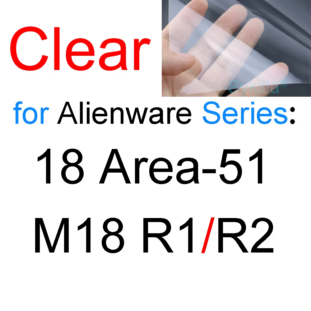 Protecteur d'écran pour Alienware X15 R2 X16 X17 X14 M15 R7 M16 R6 M17 R5 R3 R4 Area-51m 14 15 16X H