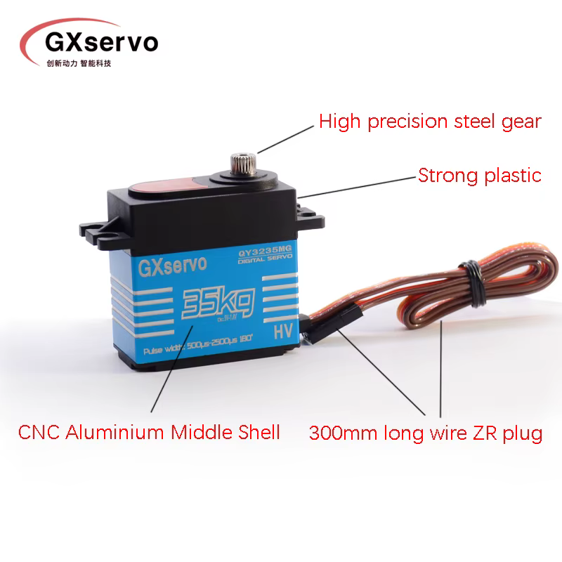 GXservo – servomoteur numérique à engrenages métalliques, haute vitesse, grand couple, 35KG 40KG, po