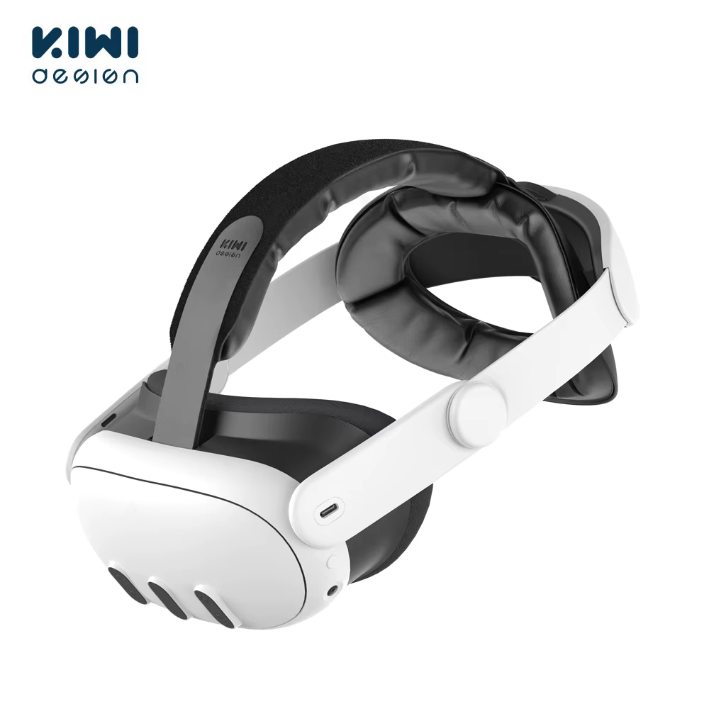 KIWI design K4 sangle de tête confortable Compatible avec Quest 3/Quest 3S Elite Strap VR accessoire
