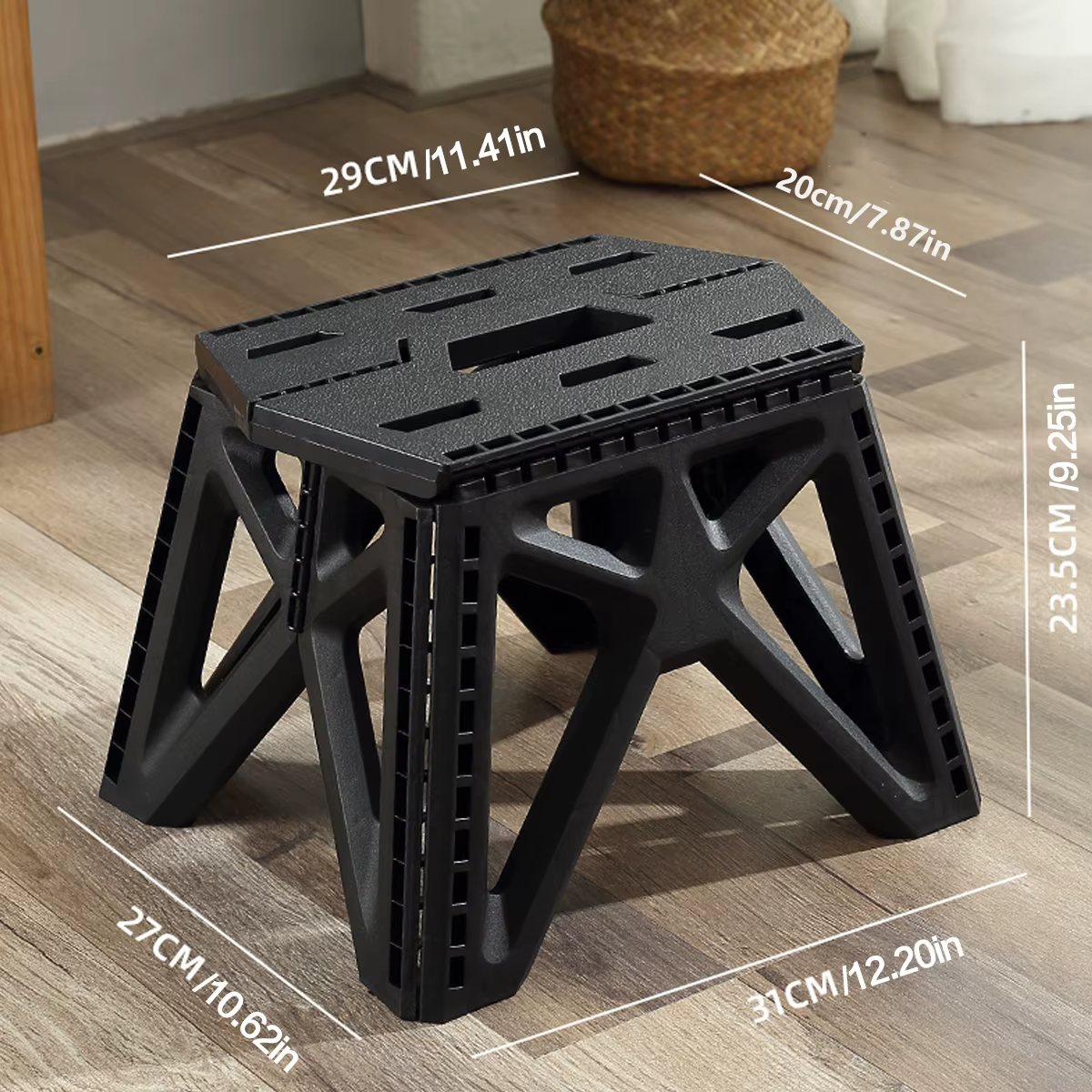 Tabouret pliant portable, haute charge, repose-pieds durable, chaise pliable, petit tabouret pour us