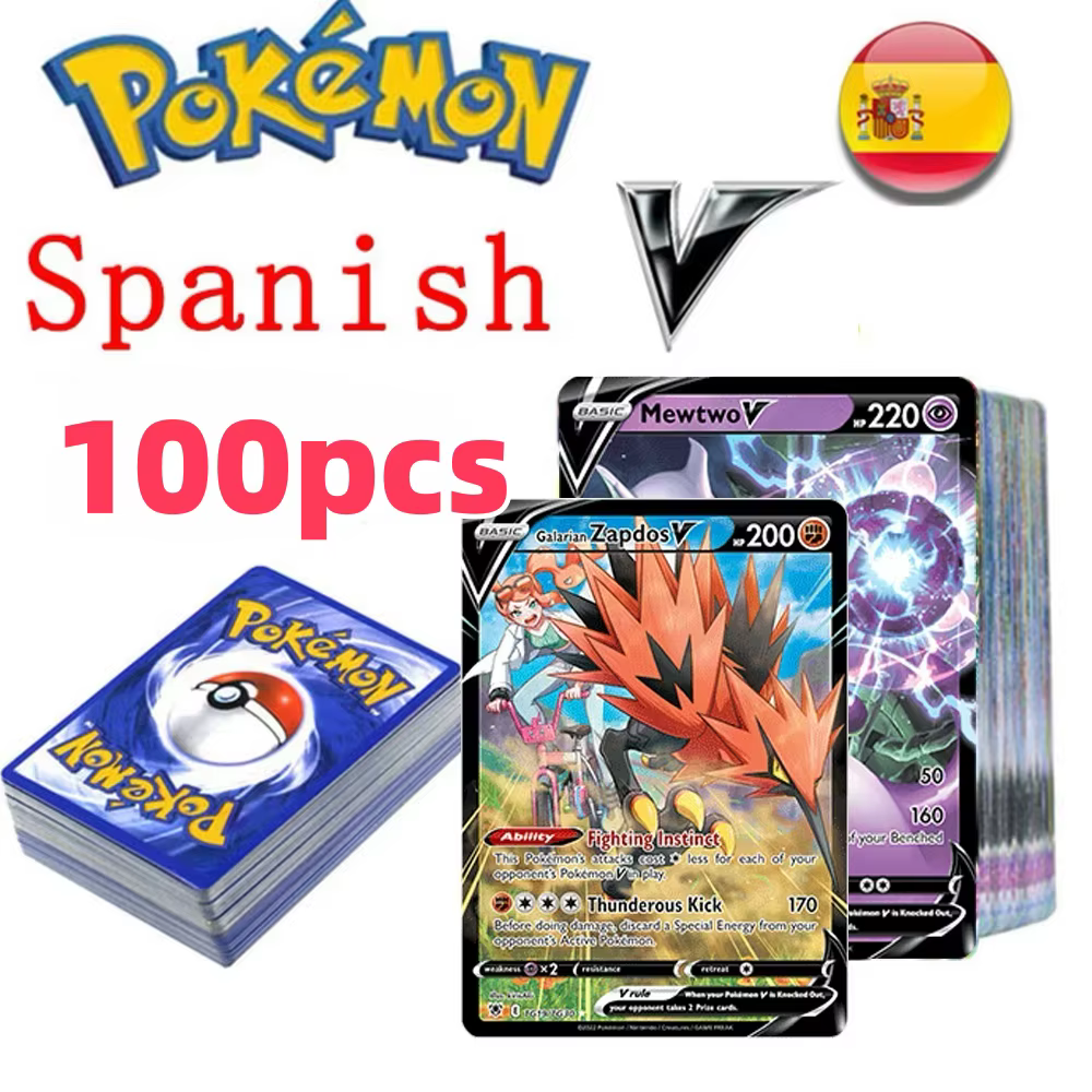 100 pièces cartes Pokemon GX Vmax MEGA Charizard Pikachu Carte Pokémon jeu bataille Carte Trading ca