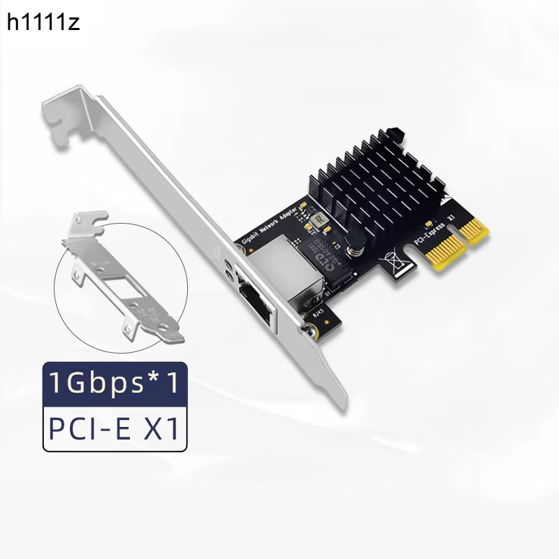 Nouvelle carte réseau Ethernet PCIE Gigabit PCI Express X1 à RJ45 adaptateur réseau 10/100/1000Mbps